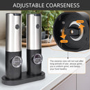 Electric Salt & Pepper Grinder Set