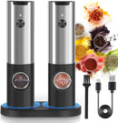 Electric Salt & Pepper Grinder Set