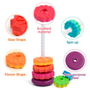 Rainbow Rotating Stacking Tower